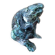 Joanna Hair (1955) Ceramic raku glazed toad or frog