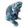 Joanna Hair (1955) Ceramic raku glazed toad or frog