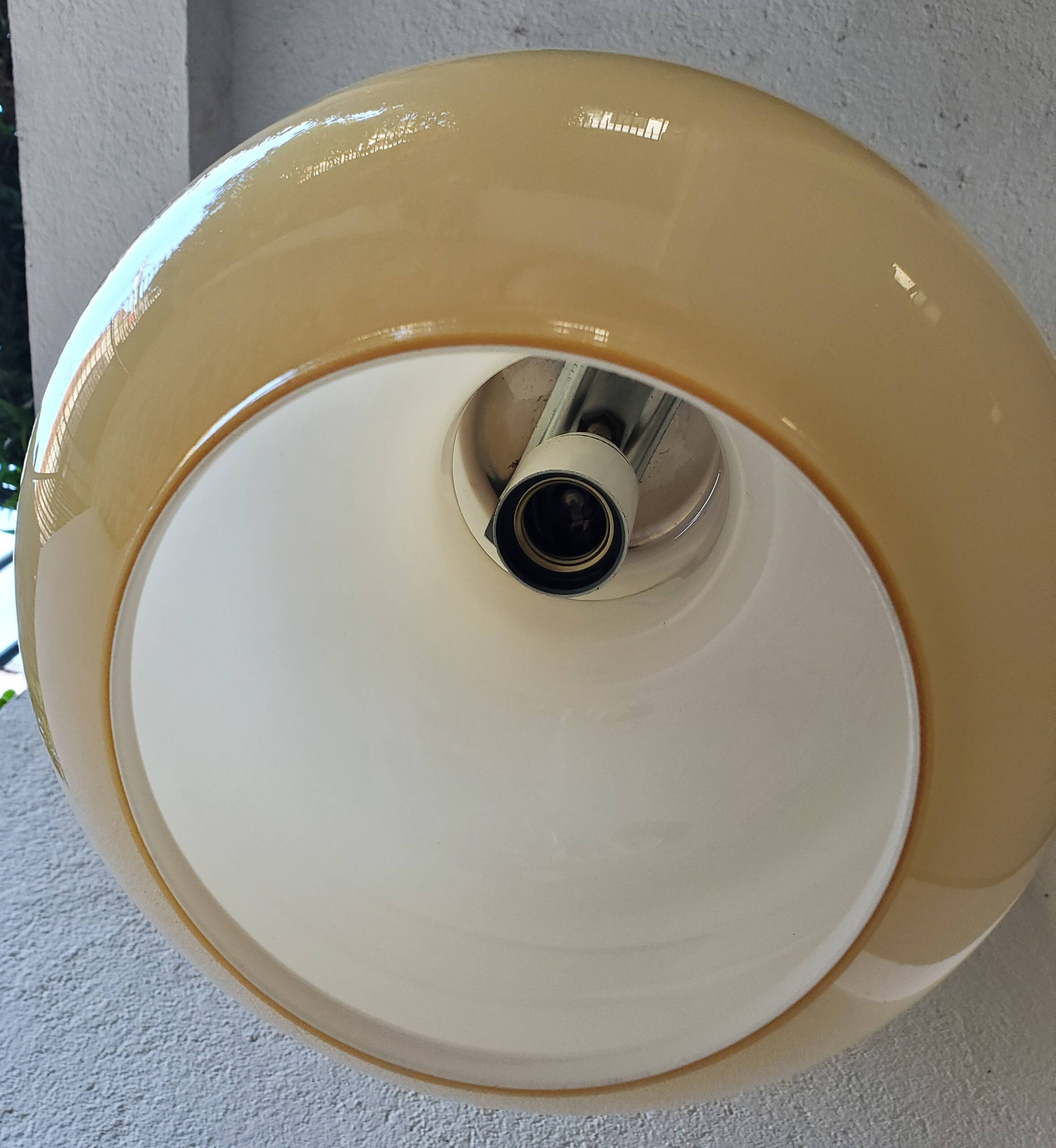 70's glass suspension