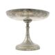 Art Deco pedestal fruit bowl, silver-plated pewter, Germany, 1930s