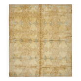 Tapis Oushak en laine noué à la main turc 248 cm x 287 cm