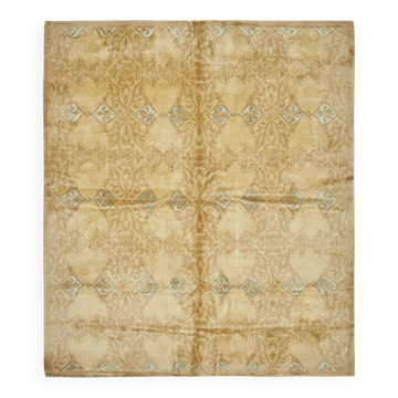Turkish Handknotted Wool Oushak Rug 248 cm x 287 cm