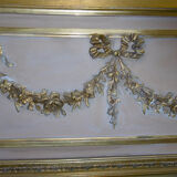 Fireplace mirror Louis XVI style trumeau 103x149cm