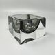 1960s Stunning grey ashtray or catchall by Flavio Poli for Seguso. Made in Italy