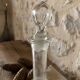 "Drop" shaped glass carafe