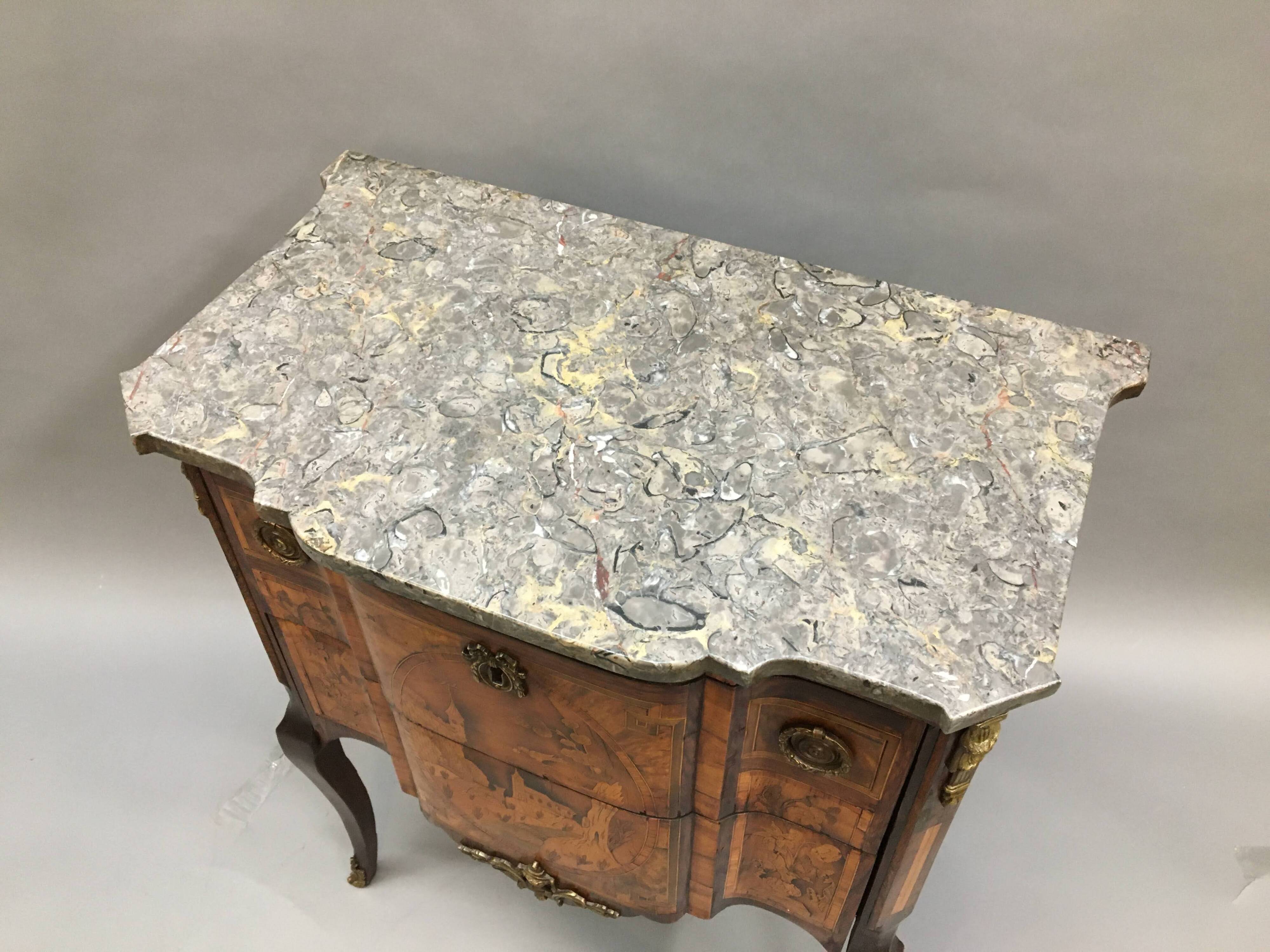 French Small Chest Of Drawers