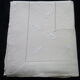 Drap ancien en métis  bis avec broderies et jours en retour 2.10 x 2.80 m
