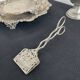 Antique scissors asparagus pliers - silver metal - putti decoration - United Kingdom