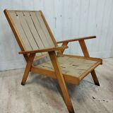 Vintage armchair compass feet