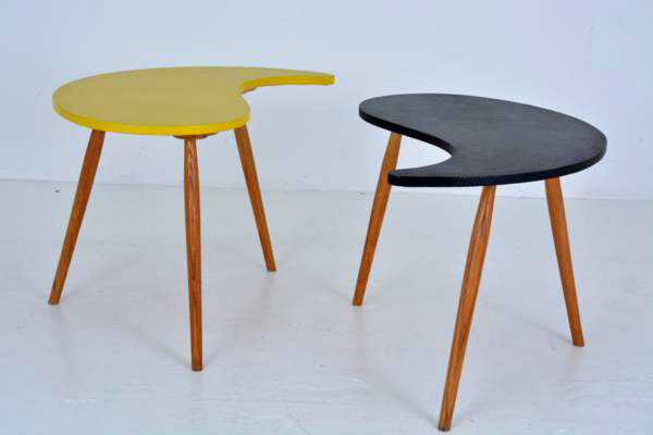 Table basse Ying Yang des années 50