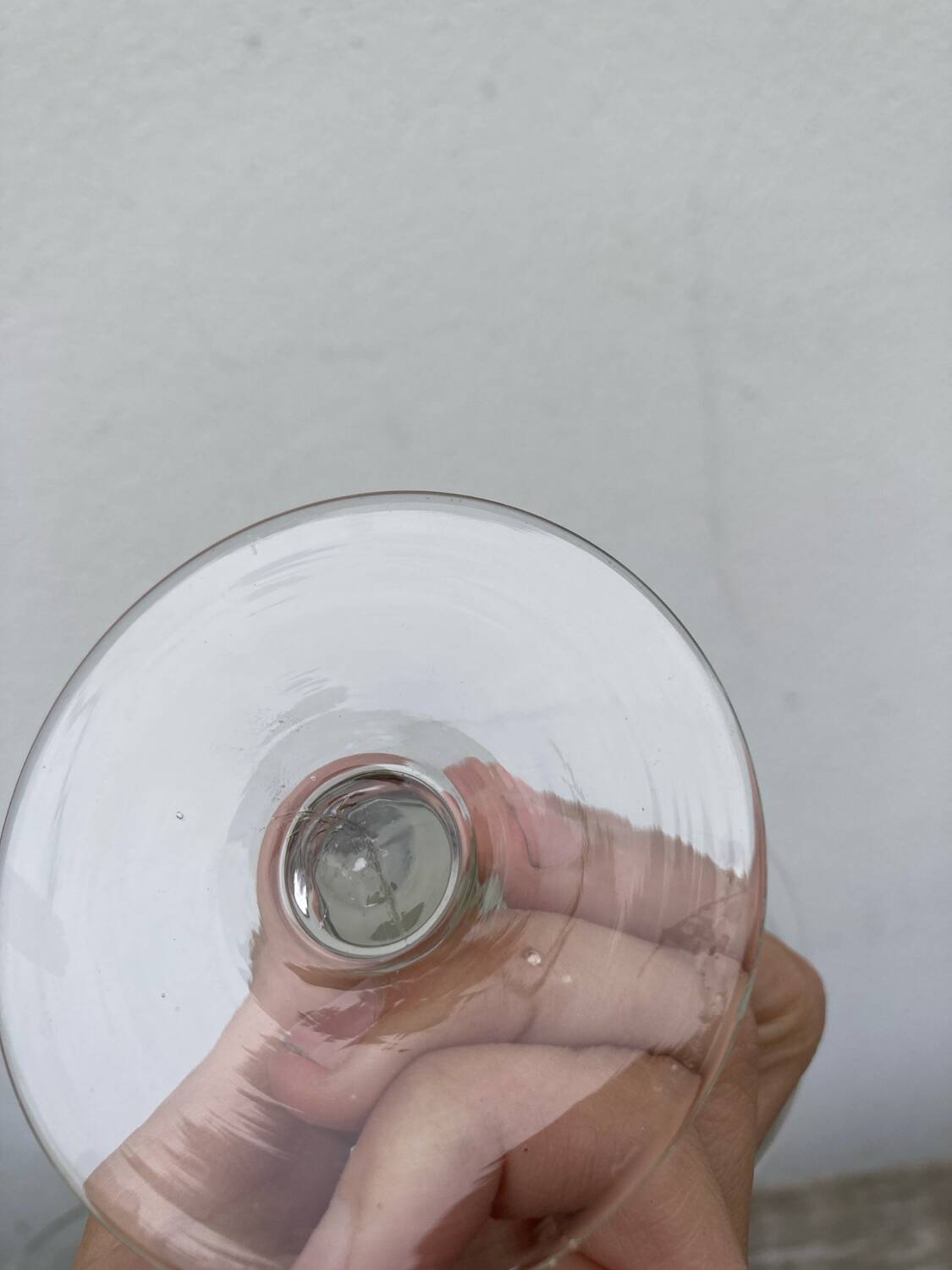 6 blown glasses / old cups
