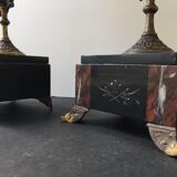 Napoleon III candlesticks pair