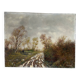 Rural landscape, oil on canvas signed F Baron