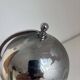 Vintage 1960 cigarette case world map chrome dispenser - 22 x 13 cm
