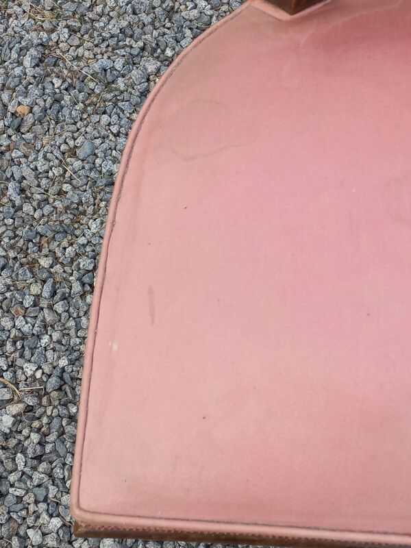 Paire de chaises de chambre vintage à dossier bas des années 30/50