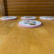 Series 4 coasters saint pierre coloured ceramic mid-century #e