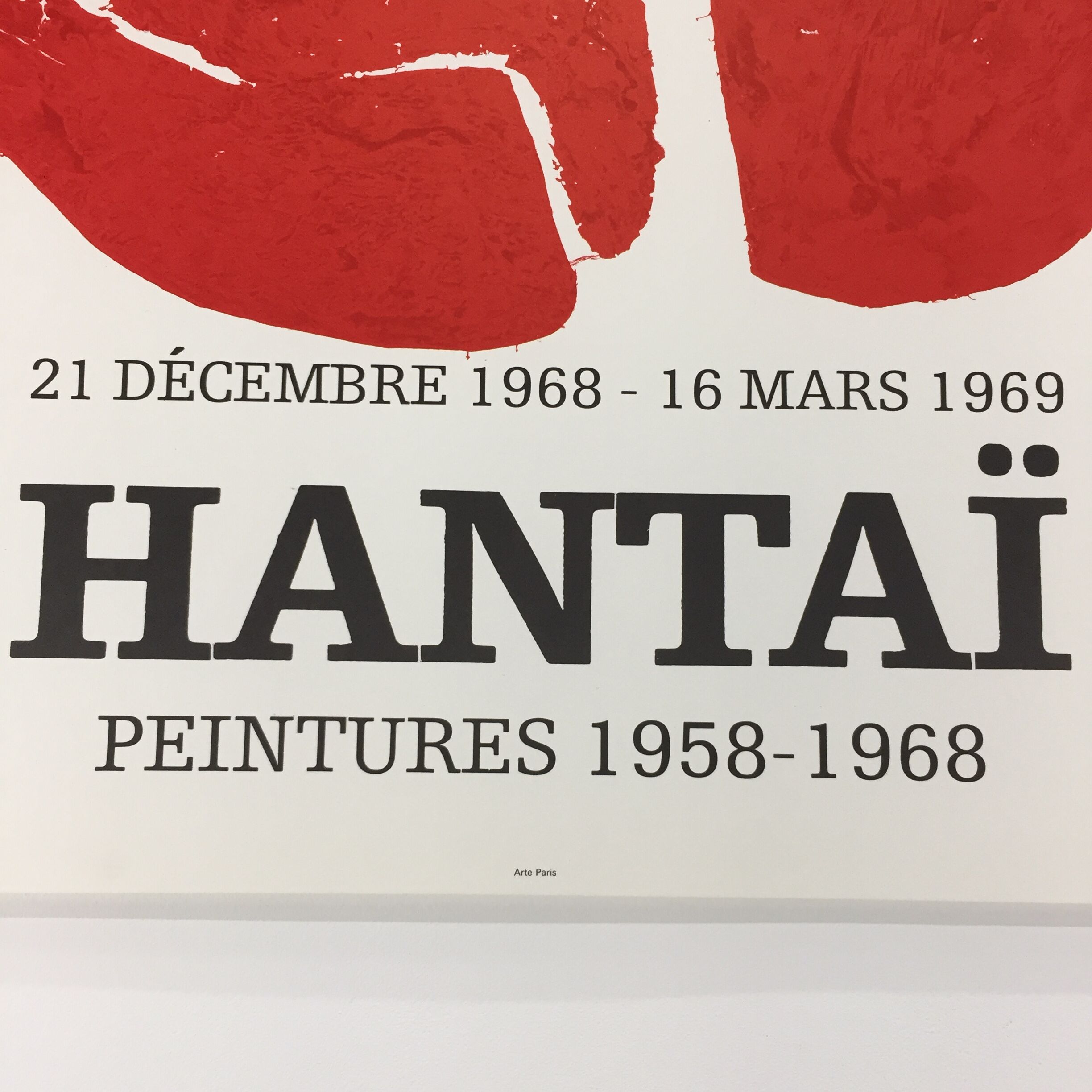 Poster exhibition HANTA, foundation MAEGHT (1968).