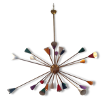 Chandelier in the style of Italian creations of the 50s