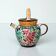 Cruche Pot Faïence - décor dragon - Motifs tourbillonnants et créatures fantastiques - Masse frères