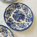 6 vintage dessert plates