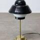 Mid-century Italian Brass & Glass Table Lamp, 1960s
