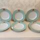 Service de 12 assiettes en porcelaine de Paris - H. Béziat / Maison Blender