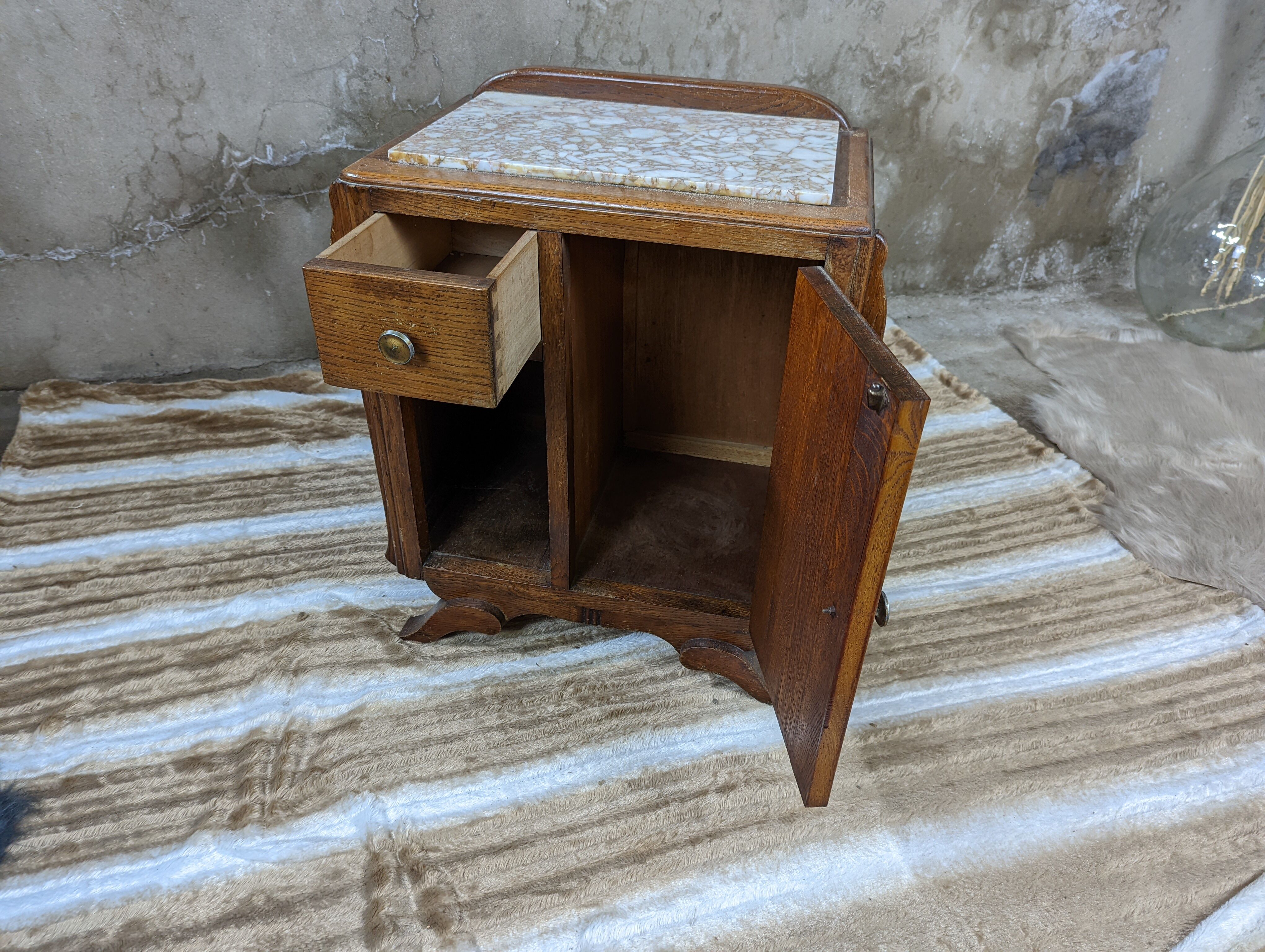 Vintage bedside table