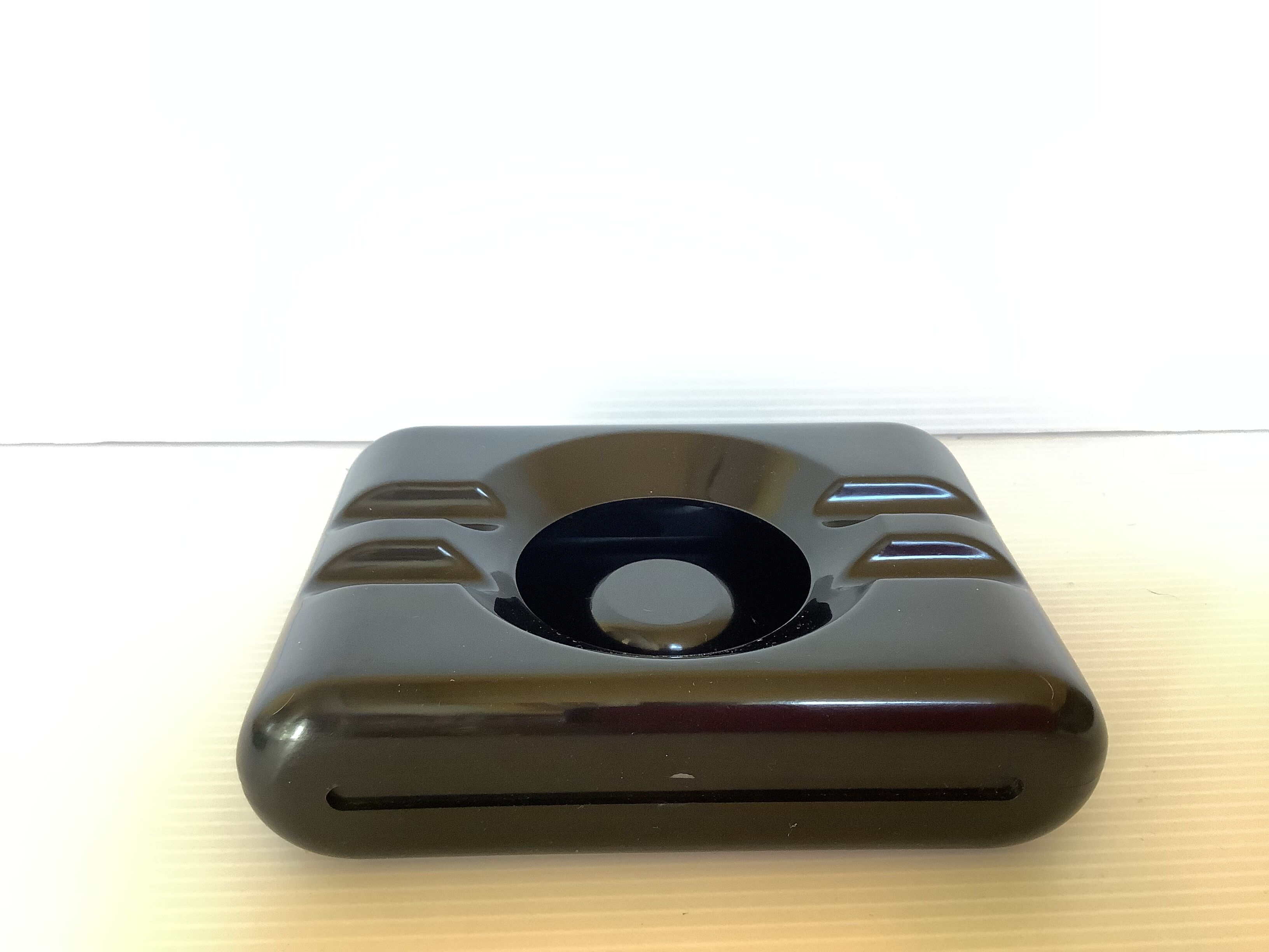 Black ashtray OVP Belgium