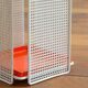 Modernist perforated metal umbrella stand from the 60s/70s