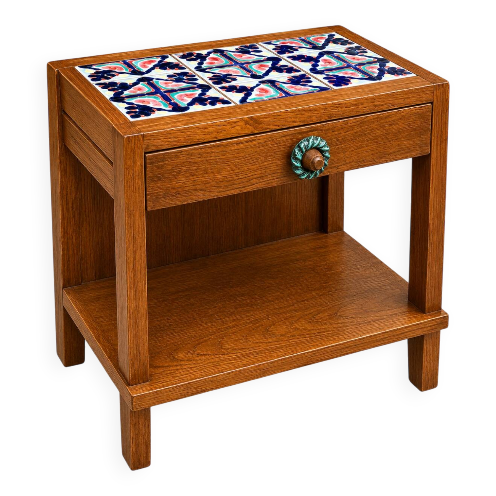 Old bedside table by Guillerme and Chambron