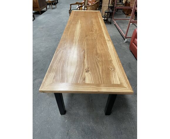 Table de ferme chêne de 3 mètres restaurée | Selency