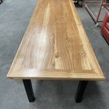 Restored oak farmhouse table of 3 meters
