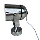 Space age chrome wall lamp, designed by S. Indra, Czechoslovakia, 1970s.