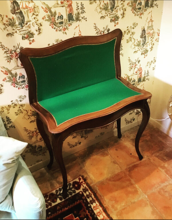 Console table à jeux de style louis XV