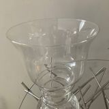 Trio de vases vintage en verre