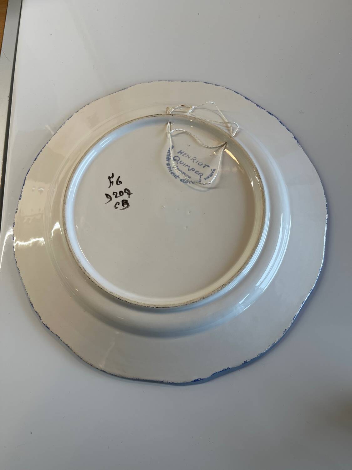 1 numbered plate Henriot Bretagne