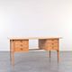 Mid-Century Oak Desk by Svend Åge Madsen for Sigurd Hansen, 1960s.