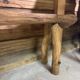 Old solid wood bench – country house spirit