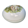 Egg-shaped porcelain box