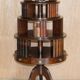 Restored hardwood revolving library circa 1810 Regency