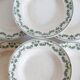 Set of 6 hollow plates Badonviller
