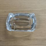 Daum crystal solo ashtray from France