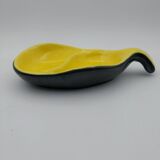 Coupe vide poche céramique noir et jaune dlg Chambost Jouve Elchinger