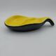 Black and yellow ceramic empty pocket cup dlg Chambost Jouve Elchinger