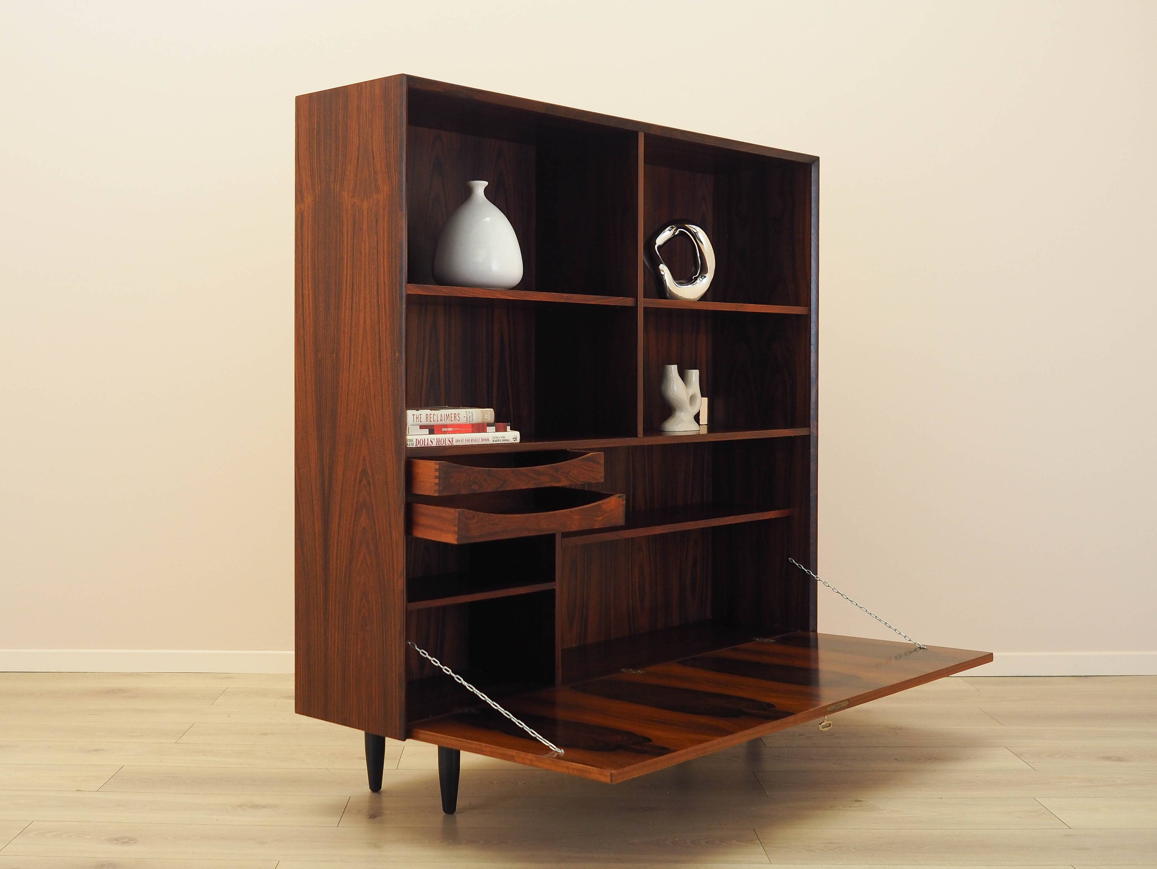 Rosewood bookcase, Danish design, 1970s, manufactured by Hundevad