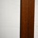 Teak mirror with beveled frame