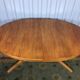 Table ovale à manger Baumann avec 2 allonges