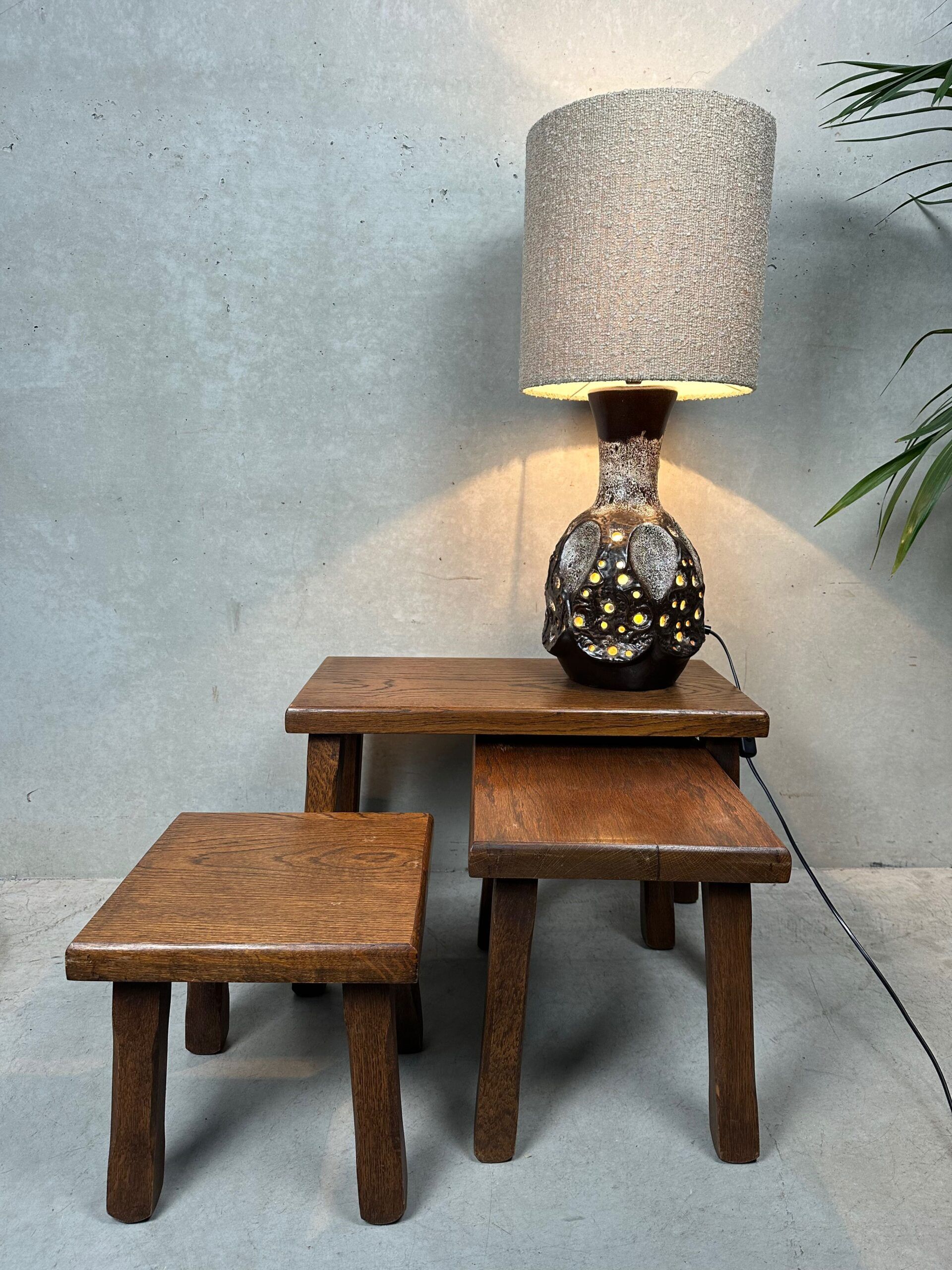 Vintage Fat Lava table lamp – ceramic