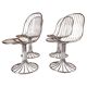 Chaises de salle à manger Space Age, Italie 1970