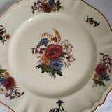 Large Round Dish Sarreguemines Agreste